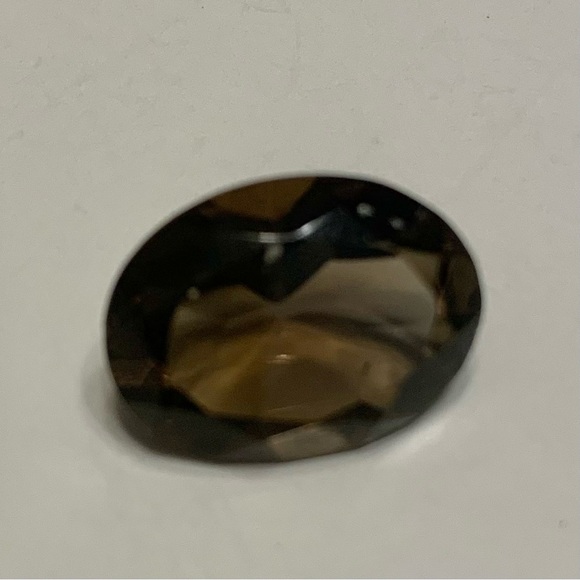 FIVE VTG 4 Gem Stones (Amethyst & Brown Topaz) Plus one Agate gem Horn (5 total) - Picture 5 of 15